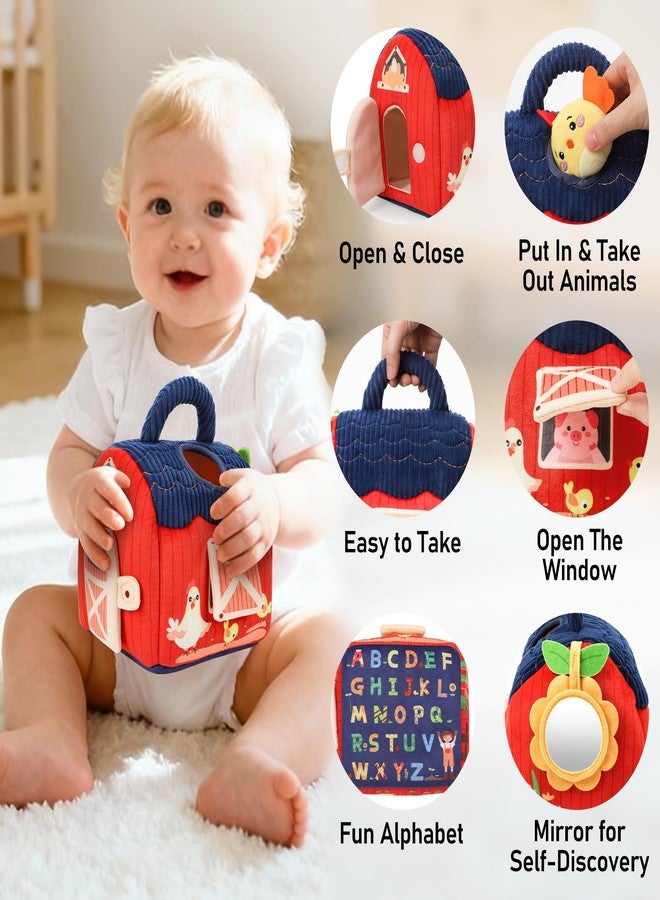 TOHIBEE Baby Toys 6-12 Months, Montessori Sensory Barn Toys for Babies 3-6 7 8 9 10 12 18 Months, Stuffed Farm Animal Toys for Toddlers 1-3, Infant Toys Christmas Gifts for 1 2 Year Old Boys Girls - Image 4